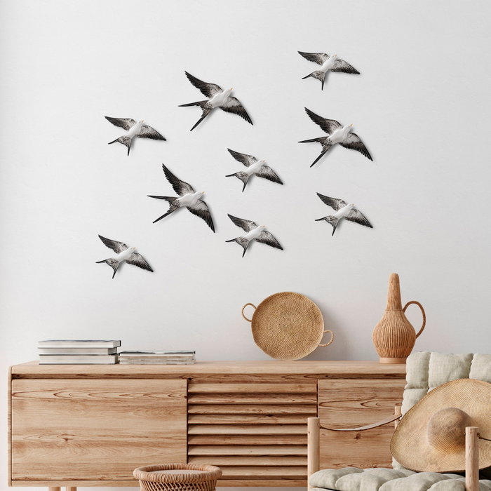 Aberto Design Flying Swallow - 2 Blanco y Negro